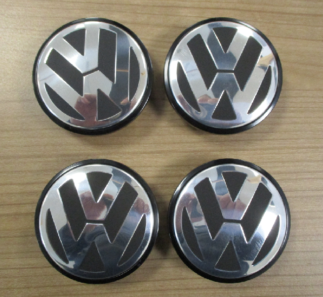 4x ORIGINAL VW Nabendeckel Felgendeckel Ø 65 55 mm GOLF PASSAT T5