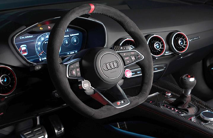 Audi Sport TTRS Lenkrad Alcantara -12Uhr Markierung  2-Satell.NEU-Aktionspreis
