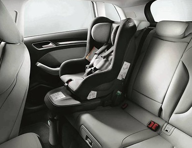 Audi Kindersitz youngster plus, 15-36 kg, titangrau/schwarz, Audi Original