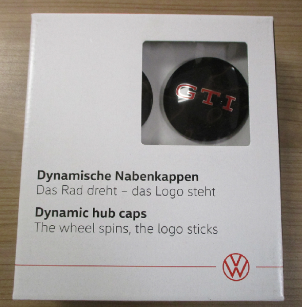 Original Volkswagen Dynamische Nabenkappe für LM-Felge mit GTI Logo