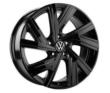VW Golf 8 Bergamo Felgen schwarz Original Volkswagen 18 Zoll 4 Stück NEU - Aktionspreis