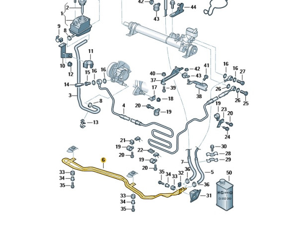 Original Audi S3 TT Ölkühler Servoleitung Servokühler 8N0422885A NEU