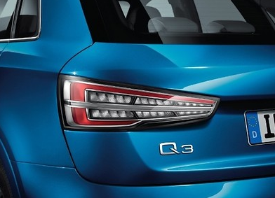 Audi Q3 original LED Rückleuchten RS Heckleuchten Facelift Leuchten Nachrüstsatz