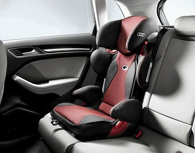 Audi Kindersitz youngster plus, 15-36 kg, misanorot/schwarz, Audi Original