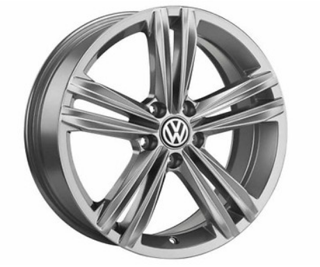 VW Original Alufelge 17 Zoll T-Cross Design "Sebring" Grau 4 Stück NEU Aktion