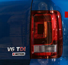 Rückleuchten abgedunkelt Original VW Amarok Tuning "DARK LABEL" Schlussleuchten