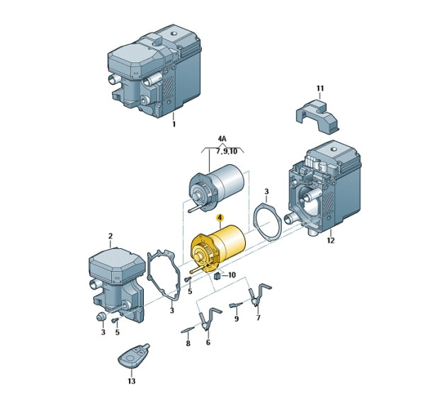 Original VW Brennkammereinsatz Dieselmotor Zuheizer Standheizung Zusatzheizung