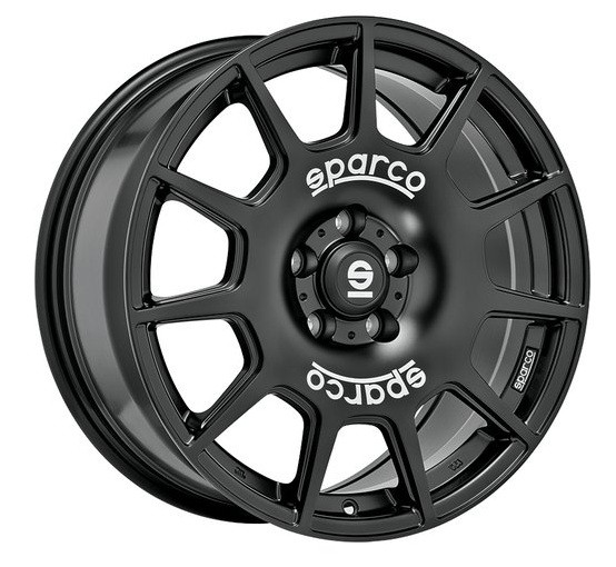 VW Bus T5 T6 T6.1 Bulli Satz Sparco Terra Alufelgen 18Zoll Matt Black - 4 Stück NEU
