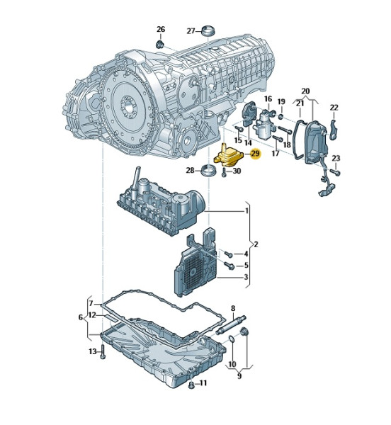 Original Ölpumpe Getriebe Öl Pumpe Audi A4 A5 A6 A7 Q5 VW 0CK321281N
