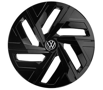 VW ID.4 Radkappensatz Radzierblenden Schwarz Hochglanz Radkappen