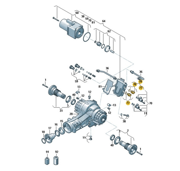 Original Öltemperatur Öldruckgeber Audi A4 A5 A6 A7 A8 Q5 Q7 Q8 VW 0D3598081 Neu