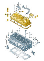 Original Zylinderkopfhaube Ventildeckel VW T5 T6 2,0TDI BiTurbo 03L103469G Neu Original Zylinderkopfhaube Ventildeckel VW T5 T6 2,0TDI BiTurbo 03L103469G Neu