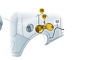 Original Tankklappe Tankdeckel Seat Mii Skoda E-Citigo VW UP 12E809857A GRU Neu