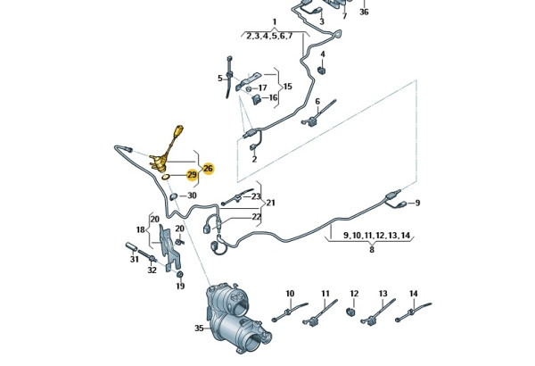 ORIGINAL Audi Einspritzventil für Reduktionsmittel A4 B9 2.0D PR TD1 04L131113S