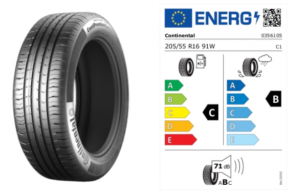 205/55 R16 91W Continental PremiumContact 5 AO Sommerreifen 2 Stück - C-B,71