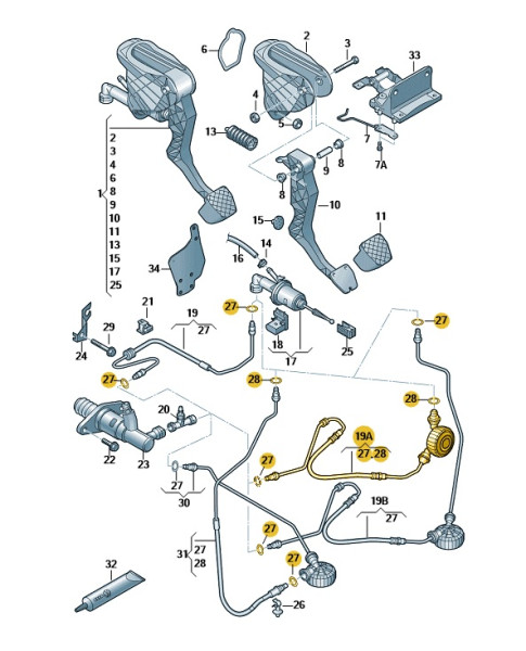 Original Volkswagen Audi Seat Skoda Rohr-/Schlauchleitung 1K1721480B NEU