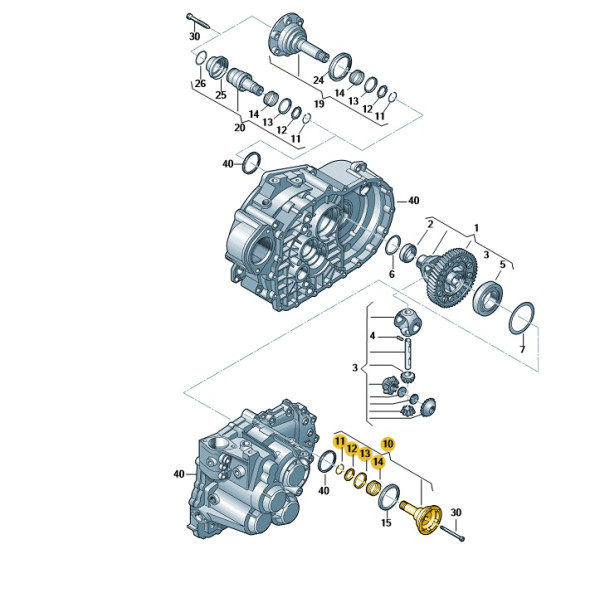 Original Flanschwelle Audi Seat Skoda VW 02M409343D Neu