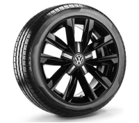 Original VW T6 T6.1 Sommerkompletträder 18 Zoll Springfield Dunlop 255/45 R18 Schwarz Original VW T6 T6.1 Sommerkompletträder 18 Zoll Springfield Dunlop 255/45 R18 Schwarz