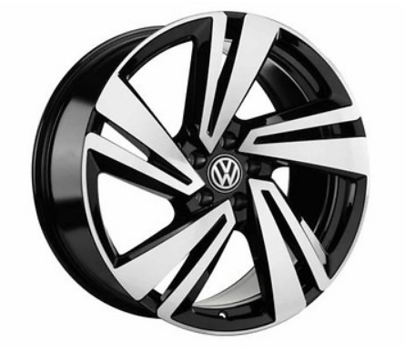 VW Original Alufelge 18 Zoll T-Cross Design "Nevada" Schwarz 1 Stück NEU