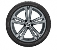 Original VW T-Roc Alufelge Sebring 18 Zoll Grau Metallic - NEU - 4 Stück NEU Aktion Original VW T-Roc Alufelge Sebring 18 Zoll Grau Metallic - NEU - 4 Stück NEU Aktion