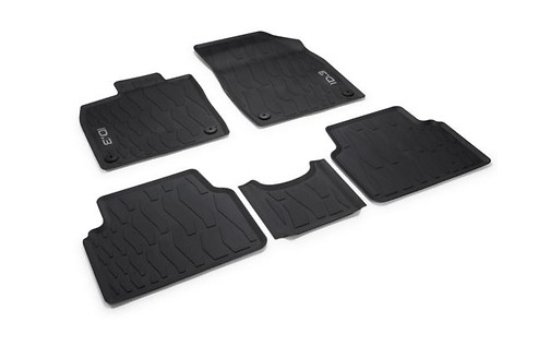 Original VW ID3 Gummimatten vorn + hinten Gummifußmatten schwarz-